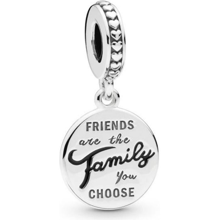 PANDORA CHARM PENDANT FAMILLE DE CŒUR EN ARGENT 79 PANDORA CHARM PENDANT FAMILLE DE CŒUR EN ARGENT 79