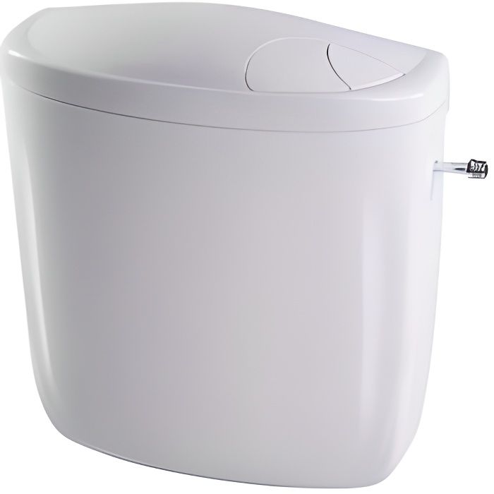 Réservoir wc double débit 3/6L attenant UNIVERSEL