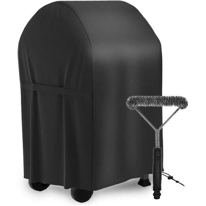 Housse De Protection Pour Barbecue Gaz KOKOMALL - Tissu Oxford 210D Imperméable - 80x66x100 Cm - Ourlet élastique - Sac Inclus