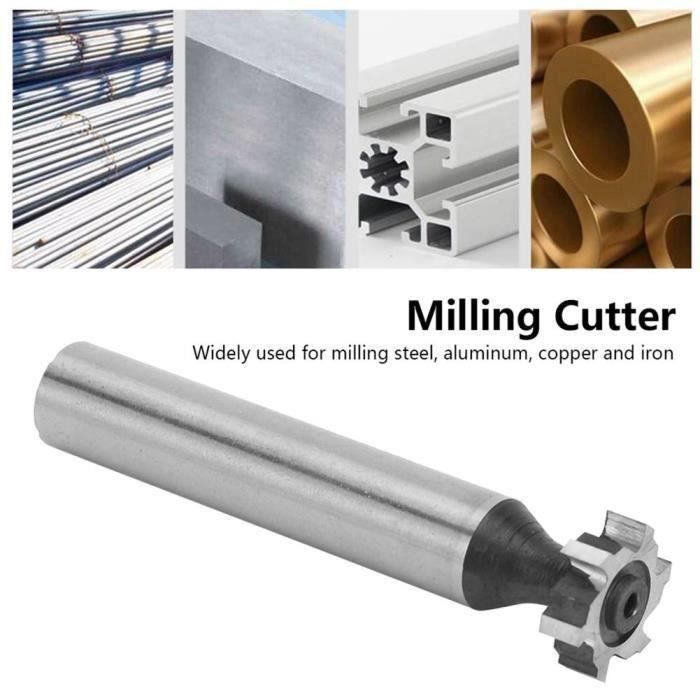 TrustNOUVEAUTSlot Cutter Woodruff Key Seat Cutter HSS Tige droite T