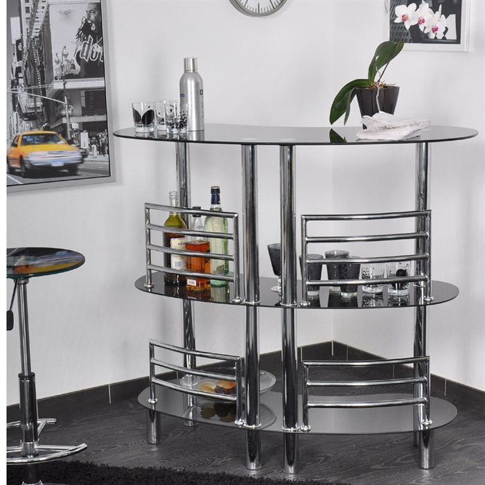 Bar Sailor Achat Vente Meuble Bar Bar Sailor Structure Tube D Acier Chrome Soldes Cdiscount