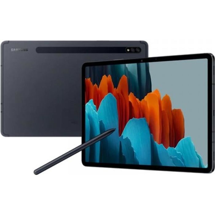 Tablette Tactile - Samsung Galaxy Tab S7 - 6Go RAM - 128Go Stockage - 11 -  Android 10 - 4G - Noir - Cdiscount Informatique