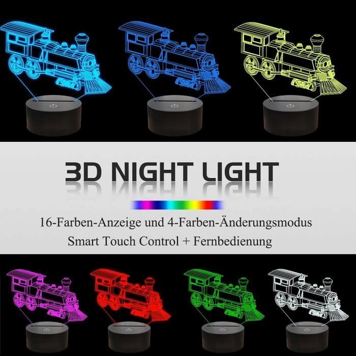 Lampe de Chevet 3D LED Cadeau Mere Maman Amour, Veilleuse changement de