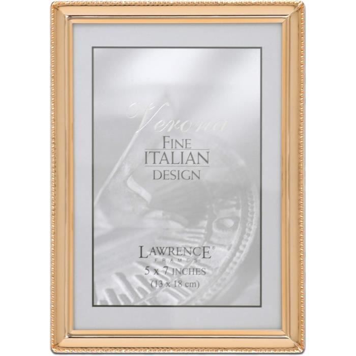 Cornice Portafoto Lawrence Frames - Metallico Nero Fumé 12,7x17,8