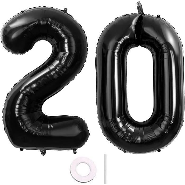 Ballon Decoration Anniversaire 10 Ans - Ballon Numéro 10 En Bleu - Deco