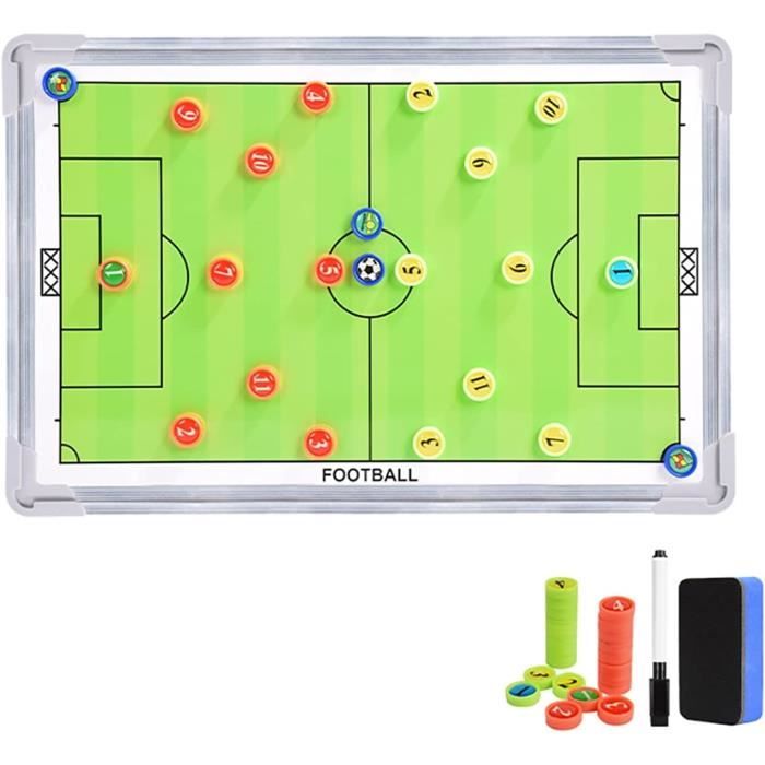 Tableau tactique magnétique Uhlsport - blanc - pour football - 90x60cm
