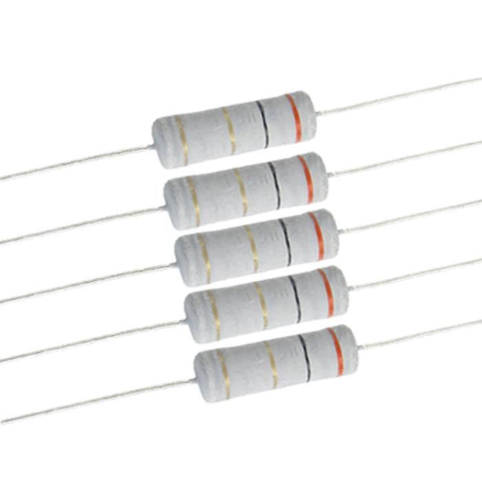 Sourcingmap/® 10 pi/èces 700V 3 ohm R/ésistances Couche oxyde m/étallique 5 Watt