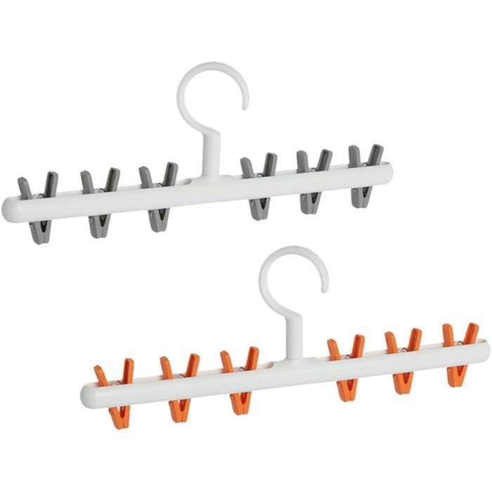 Zchui Etendoir Chaussette,Plastique Étendoir à Linge avec 30 Crochets Coupe- Vent,Cintre Pliant Style Moderne, pour Chaussettes, sous-Vêtements, Inserts de Chaussures, Etc Zchui Etendoir Chaussette,Plastique Étendoir à Linge avec 30 Crochets Coupe- Vent,Cintre Pliant Style Moderne, pour Chaussettes, sous-Vêtements, Inserts de Chaussures, Etc