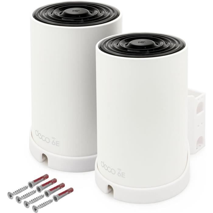 Support Mural Pour Routeur TP-Link Deco XE75 - Lot De 2 - Fixation Facile Et Design Sobre
