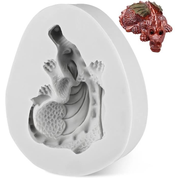 PRETYZOOM Dragon Silicone Easter Dragon Fondant for Chocolate Kandis