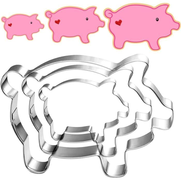 Lot de 3 emporte-pieces metal en forme de fleurs pour fimo