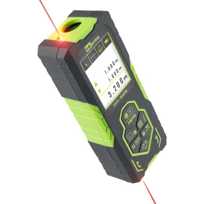 Télémètre Laser 2 En 1, Mètre Ruban De 5M Rechargeable, Outil De Mesure