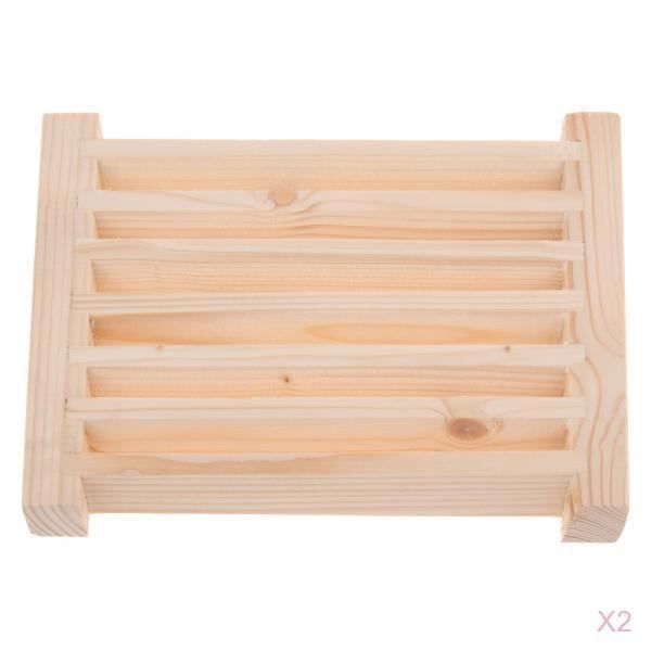 accessoires de 2 x grille de ventilation en cèdre pour sauna 8x5.3inch