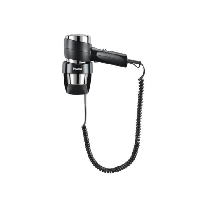 Sèche-cheveux Valera Action Super Plus 1800 - Noir - 3 températures - 2 vitesses - Ioniseur dair
