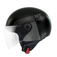 Casque moto jet MT Helmets Street Scope D2 (Ece 22.06) - noir/gris brillant - XS (53/54 cm)-1