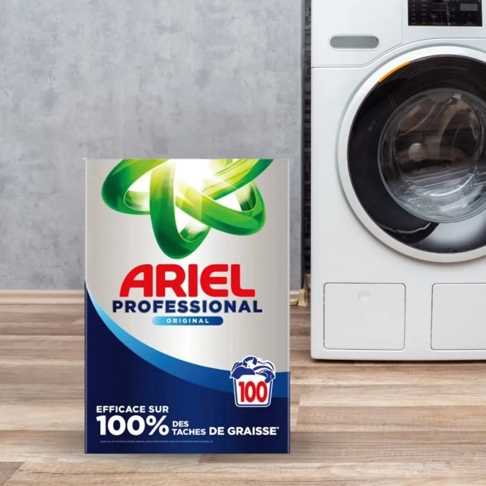 ARIEL - Lessive en poudre professionnelle - 100 lavages - Cdiscount ...