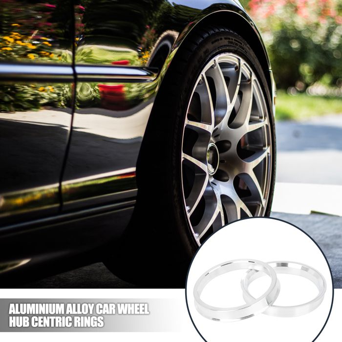 Anneaux De Centrage X AUTOHAUX 57.1mm à 65.1mm - 4pcs Alliage Aluminium Pour Roues De Voiture