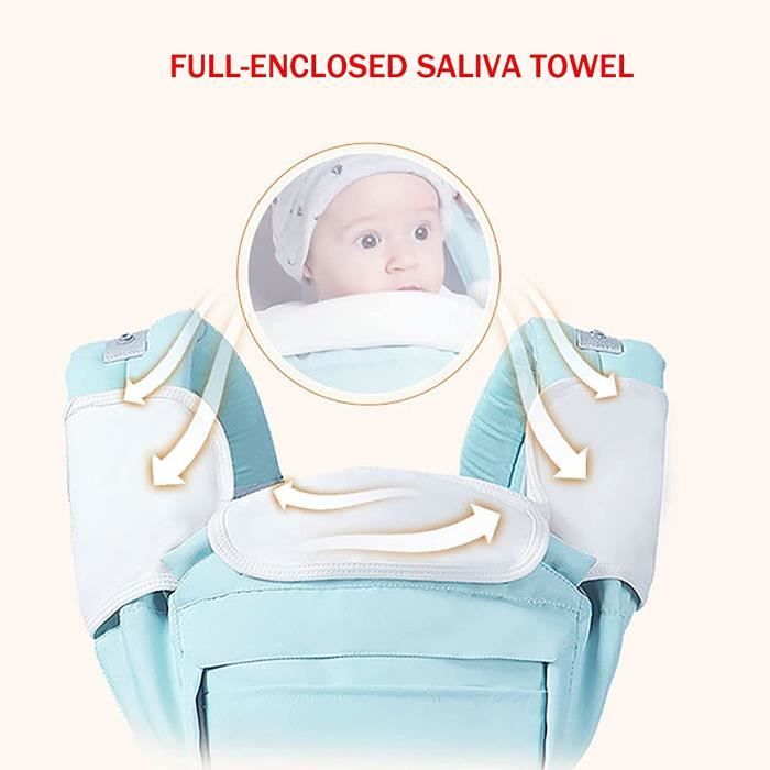 SONARIN Portebébé Ergonomique Avec Siège De HanchePur Coton Support De
