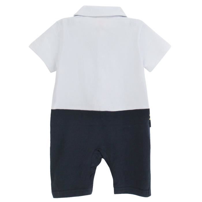 Costume D’Halloween Bébé Garçon – Pyjama été Manches Courtes, Ample – T-shirt + Short, Imprimé Floral