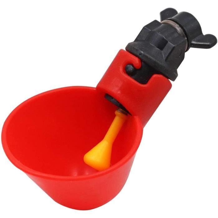Abreuvoir Automatique Poule Avec Tétine - Fontaine à Eau Pour Volaille, Poules, Canards