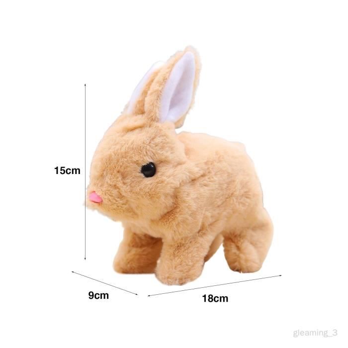 Jouet de lapin électronique Modèle de lapin de simulation de lumière sonore  de lapin sautant électronique cadeau drôle de jouet - Cdiscount