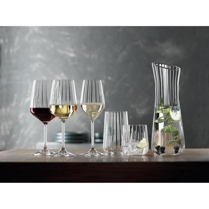 Lot De 4 Verres à Vin Baccarat Harcourt XXL - Cristal, Style Art Déco, Occasion Excellent état
