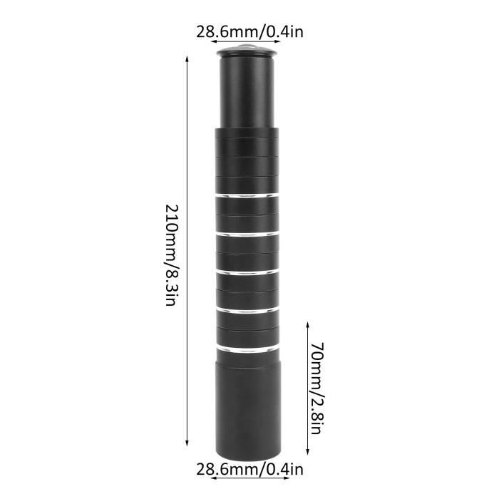 HEMOTON Rehausseur De Potence Vélo – Adaptateur De Guidon 28,8 Mm, Alliage, Confort Assuré