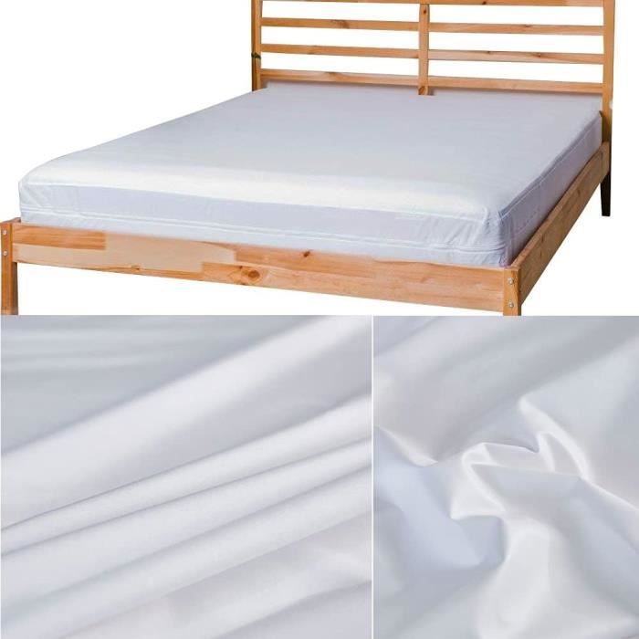 Acheter Housse de matelas de lit étanche en tissu double