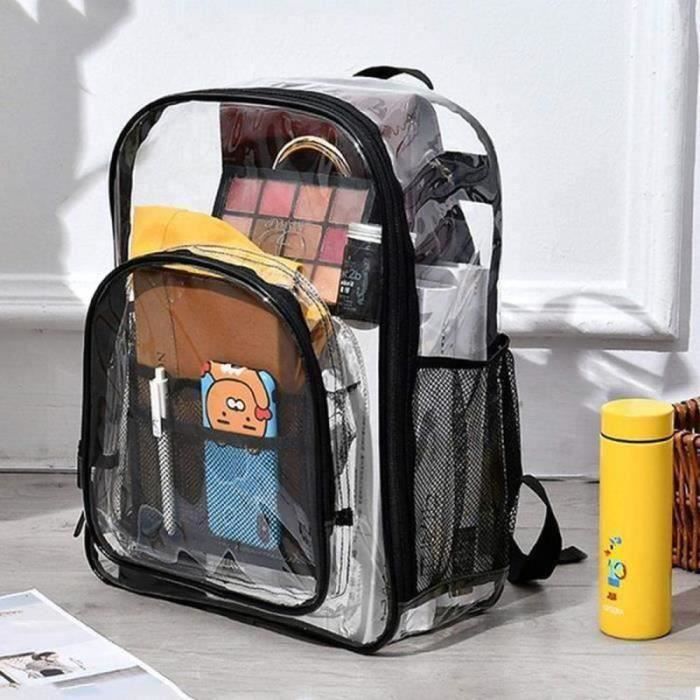 YOUNG'S ATTITUDE Sac à dos polyuréthane transparent et irisé pas cher YOUNG'S ATTITUDE Sac à dos polyuréthane transparent et irisé pas cher