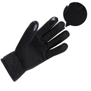 Gants Thermiques Hiver Homme/Femme - Cuir D'Agneau Et Laine Polaire - Tactile Smartphone - Poignets Élastiques