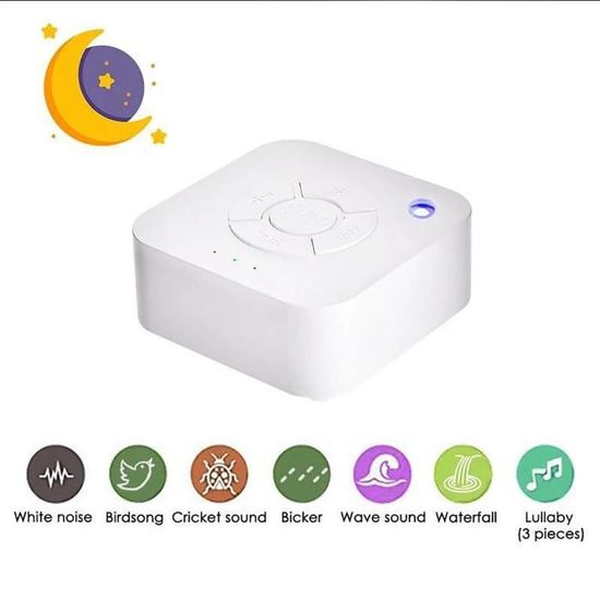 La Machine De Bruit Blanc Sommeil Bébé Joue 9 Sons Les Enfants Dorment K1 -  Cdiscount Maison