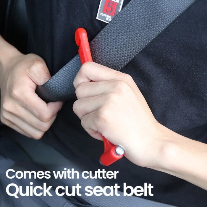 Marteau D'urgence Pour Voiture - Brise-vitre Et Coupe