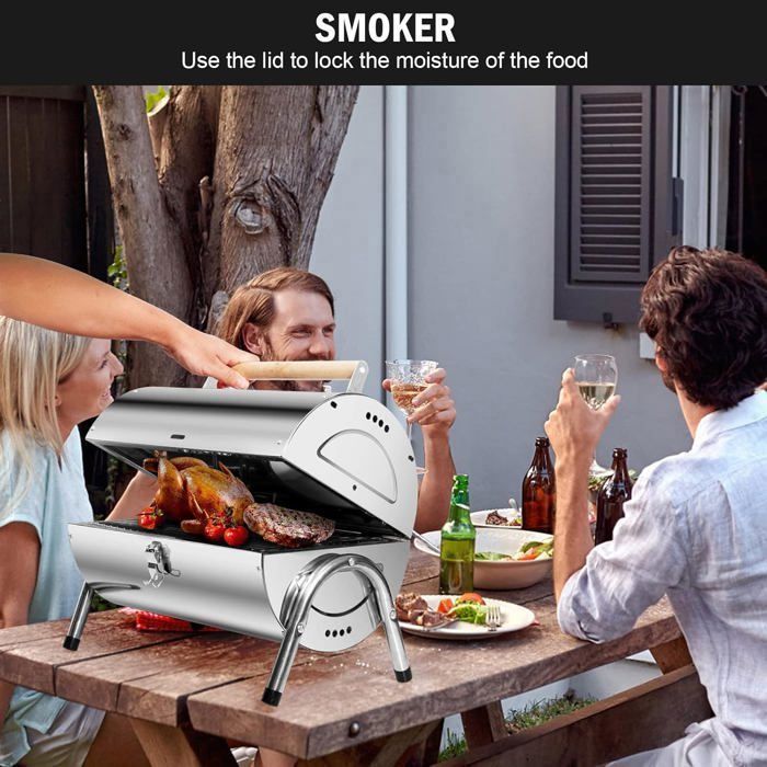 Barbecue Portable Mini Barbecue À Charbon,Pliable Barbecue Grille Inox Barbecue Portable Mini Barbecue À Charbon,Pliable Barbecue Grille Inox