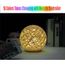 Lampe de chevet 3D LED en rotin Lune nuit lumière Veilleuse de chambre à USB