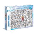 Puzzle - CLEMENTONI - La Reine des Neiges - 1000 pièces - Collection High Quality-0