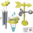 Smoby - Kit Météo - Accessoires de Maison Smoby - Carillon + pluviomètre + girouette - Dés 2 ans-0
