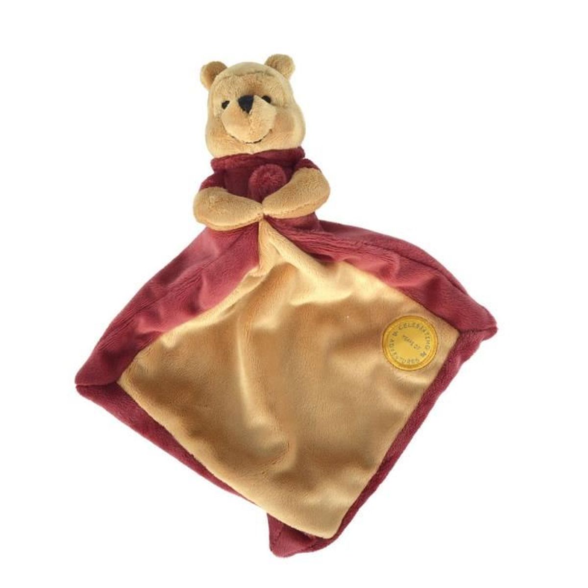 Doudou Winnie L Ourson Rouge Et Jaune Rouge Cdiscount Puericulture Eveil Bebe