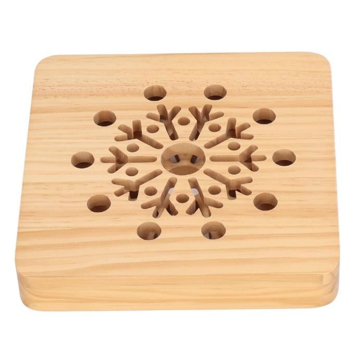 Base Lumineuse LED Rectangulaire En Bois : Présentoir D