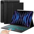 100DRINE 100 DRINE Clavier Coque pour iPad Pro 12.9 2022-2021-2020-2018,AZERTY Clavier Bluetooth sans Fil pour iPad 6e-5e-4e-3e Génération.[Z910]