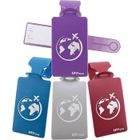 4 Etiquette à Bagage pour Valise de Voyage Accessoires très pratiques Fabriqués en FRANCE Coloris FUN | UGOZEN