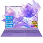 NOTODD PC Portable 16''- Stockage 12Go+512Go - Celeron N5095 - Ordinateur Portable Windows 11 - FHD1920*1200 - 5G+2.4G WiFI -