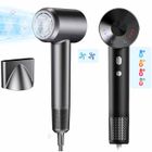 BLEOSAN Sèche-cheveux Ionique 1600W avec Buse Sèche-cheveux à haute vitesse 130000 RPM avec 500 Millions d'ions Négatifs Noir Cadeau Voyage