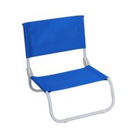 Chaise de plage pliable basse, 45x49,5x17,5cm