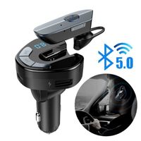 Accessoire audio - vidéo,Lecteur MP3 Bluetooth FM voiture Lecteur Audio, casque sans fil, modulateur mains libres, lecteur musique,