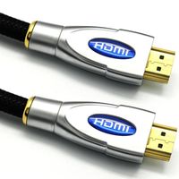 LCS - Falcon EVO 1,5M - Câble HDMI 1.4 - 2.0 - 2.0 a/b - Pro - 3D - UHD 4K 2160p - Full HD 1080p - HDR - ARC - CEC - Plaqués or
