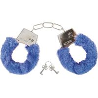 Menottes avec fourrures bleu - PTIT CLOWN - Accessoire pour soirées - Mixte