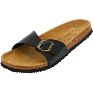 Claquettes cuir - Cdiscount