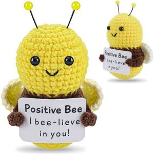 Mini Abeille Positive Amusante Pour Amies Et Femmes, Petit Jouet D'abeille Fait à La Main
