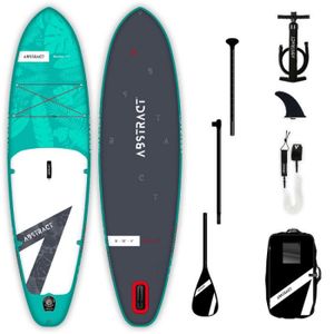 STAND UP PADDLE Paddle gonflable - ABSTRACT - Palma Topaze 10.0 - Mixte - Blanc - 1 place - Stand-up
