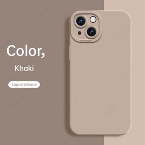 COQUE - BUMPER Kaki-Pour Iphone 13 Mini-Coque de téléphone carrée